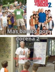 Mas barato por docena 2 ver película online